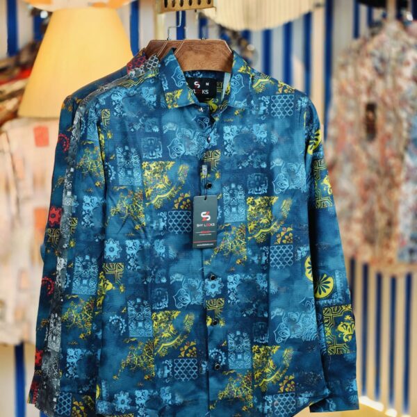 Customized Dubi Cotton Print Shirt