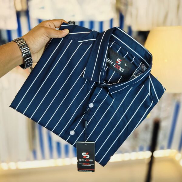 Pure Cotton Striped Shirt
